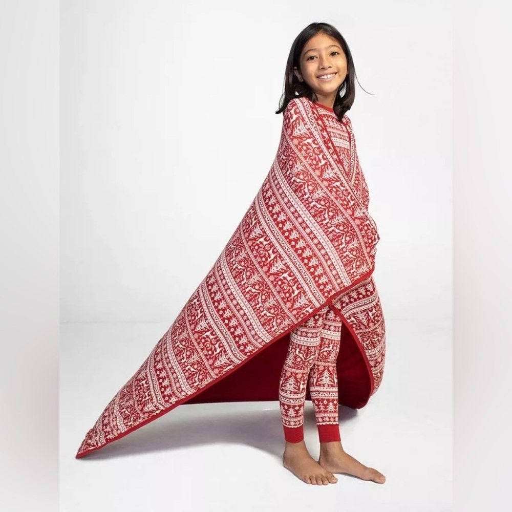 Little Sleepies Reindeer Cheer Cloud Blanket Triple-Layer Bamboo Viscose